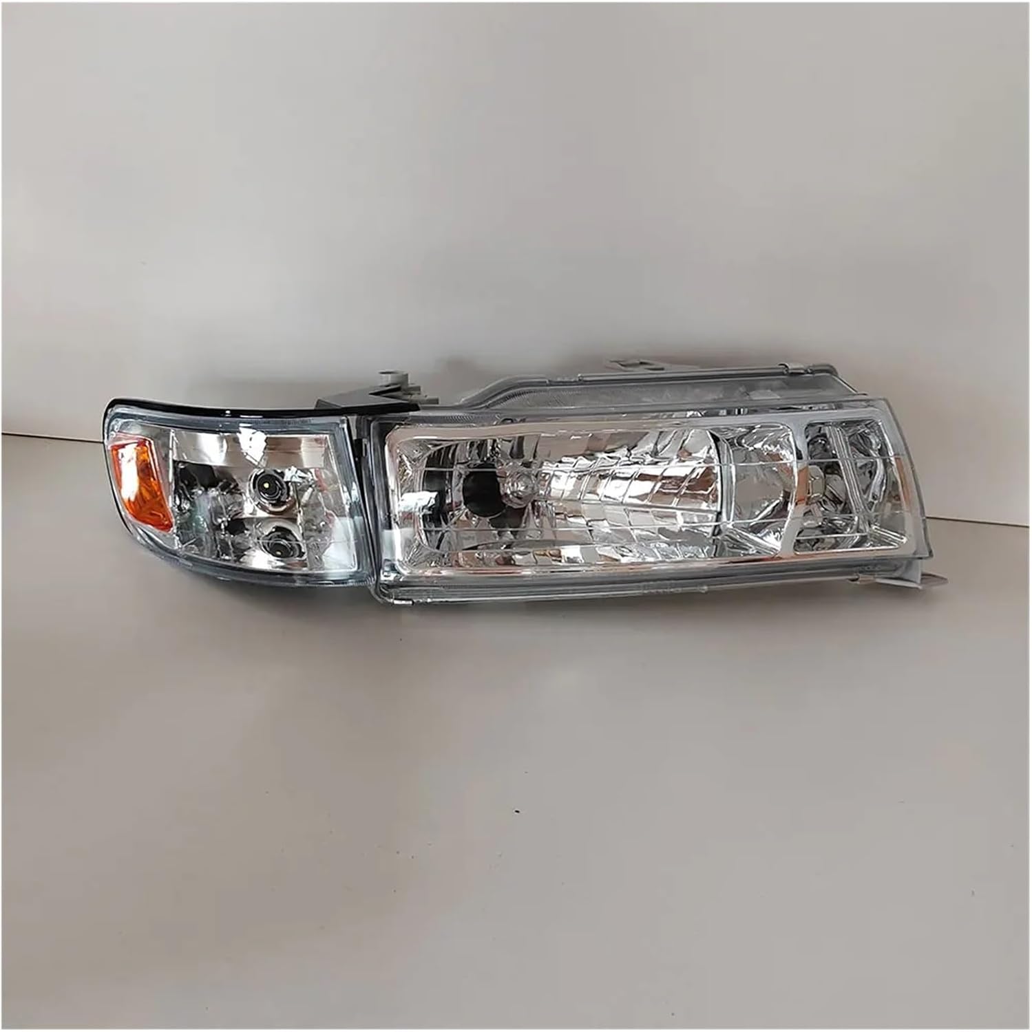 A Pair Car Headlight Crystsal Lens Total Compatible with Toyota Chaser GX90 JZX90 LX90 JZX93 1992 1993 1994 1995(2pcs)