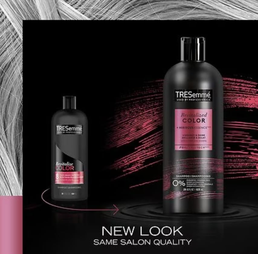 Miniatura 3 de TRESemme - Paquete de champú de 28 onzas con acondicionador TRESemme de 28 onzas con juego de peine clásico Premium Lux Details (volumen