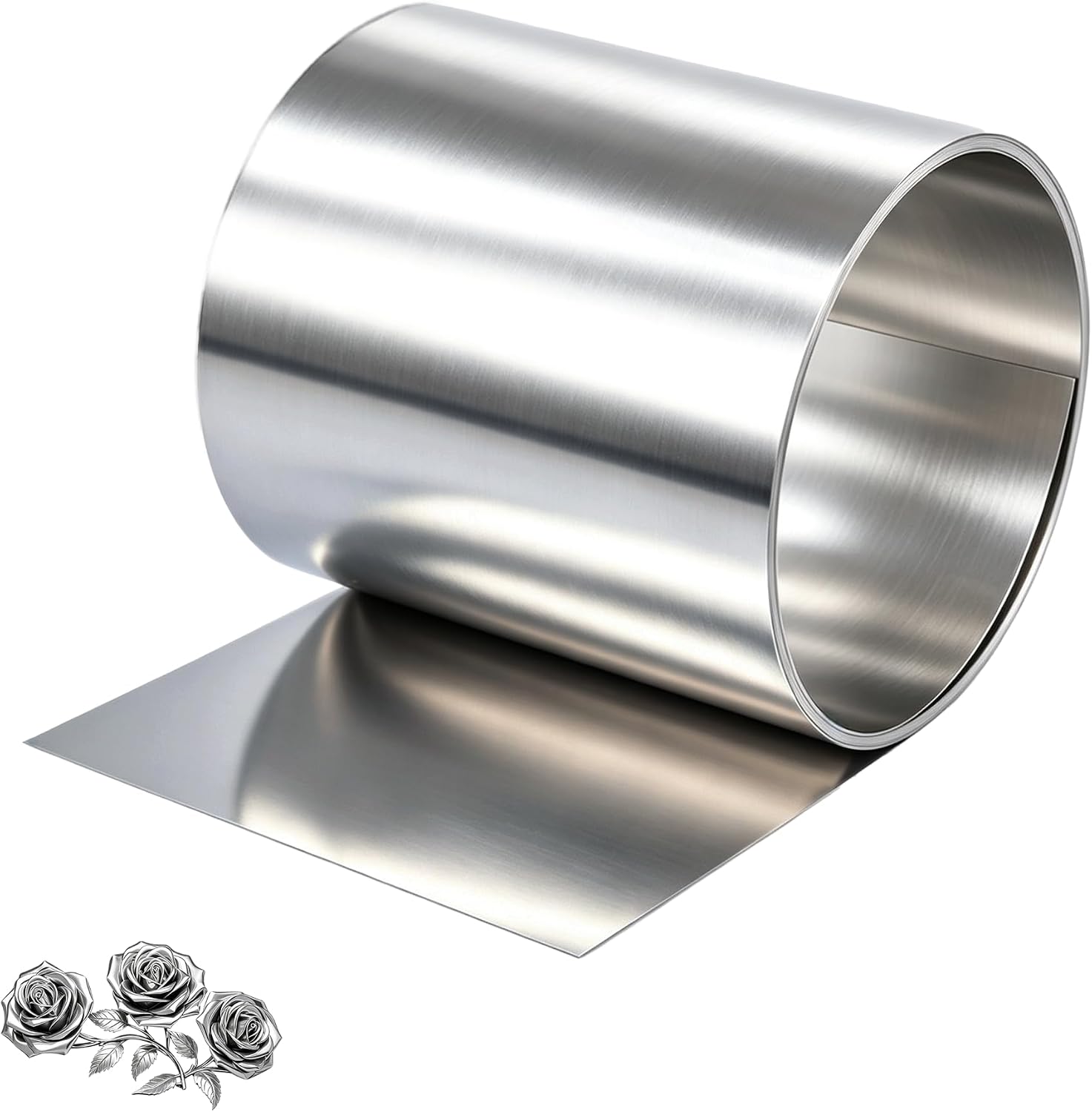 Tôle inox 304 Dshunnc 0,1 x 100 x 1500 mm - Anti-rouille