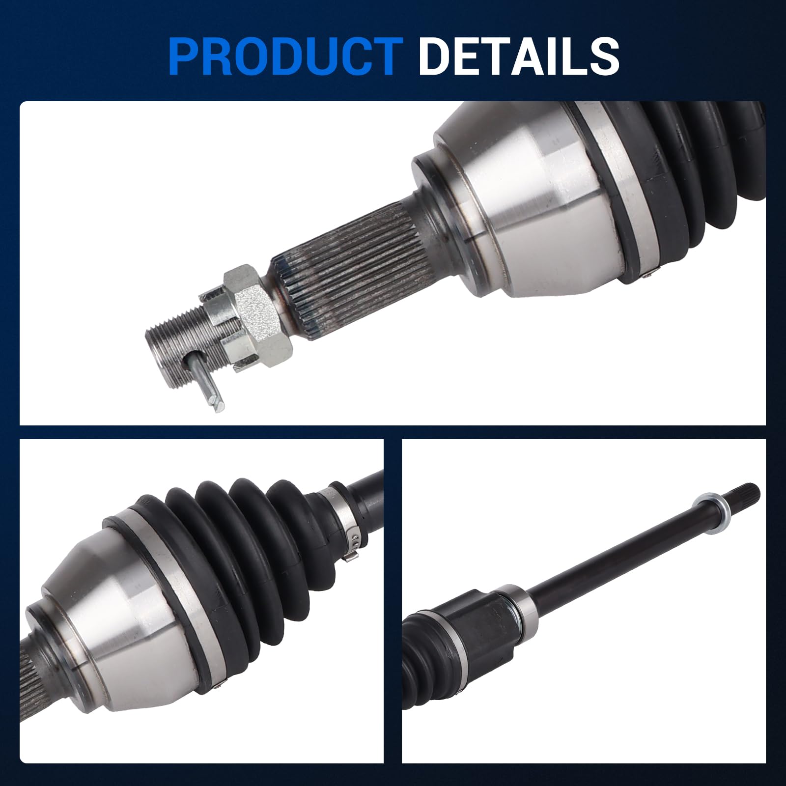 Autoround 666431 CV Axle Shaft Assembly Compatible with Nissan