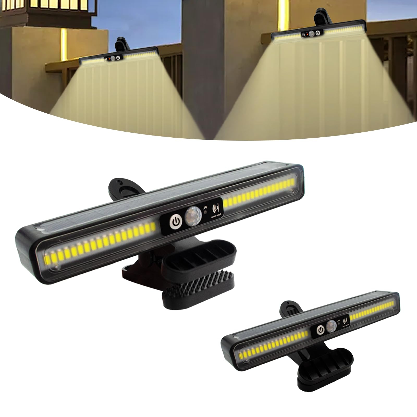 Surplex Solar Lights Outdoor, Clip On Solar Lights Garden Motion Sensor