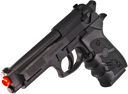 Miniatura 3 de UKARMS M9 92 FS Beretta de tamaño completo, pistola de aire comprimido accionada por resorte con balines de 0.23pulgadas (6mm)