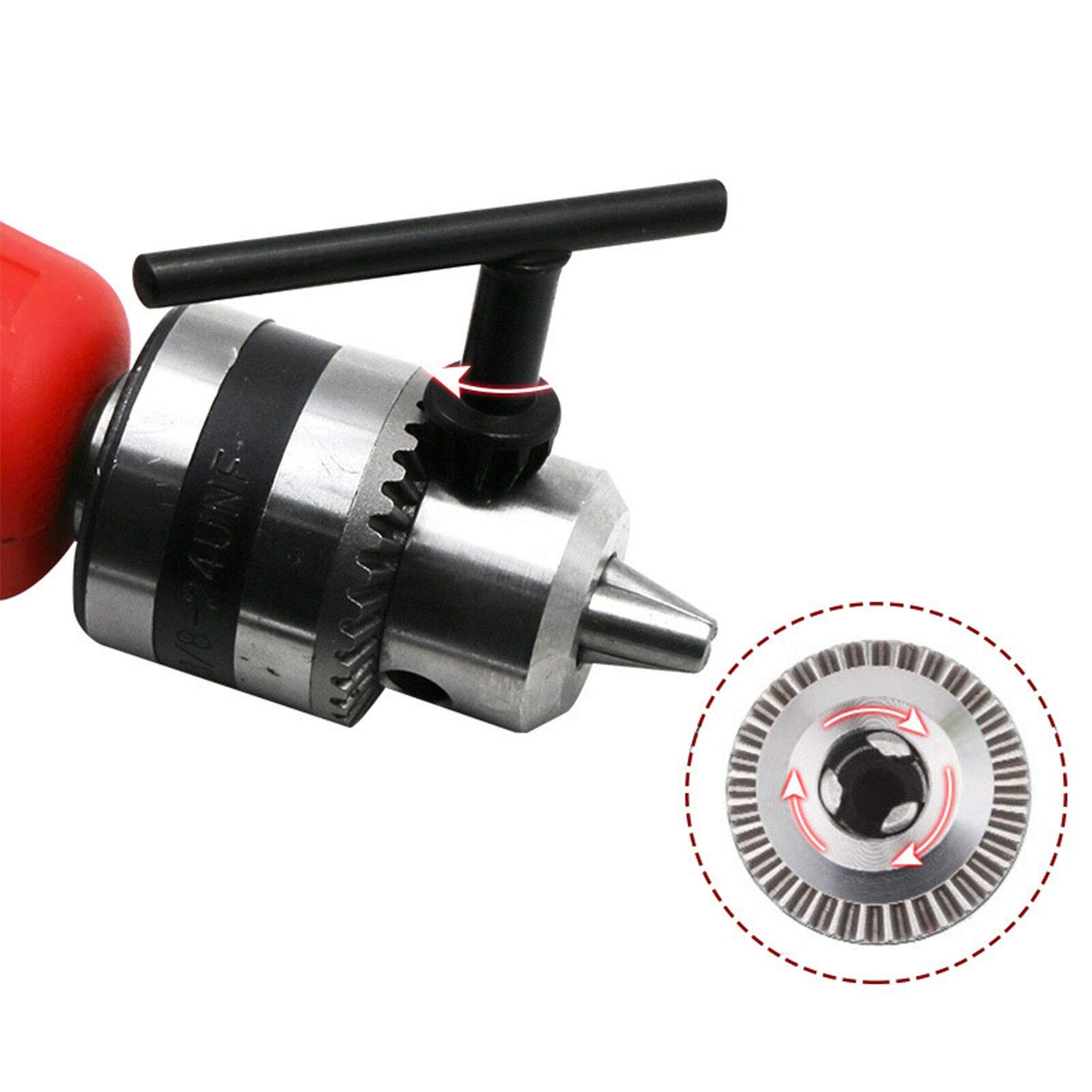 Adaptateur De Perceuse D'angle De 0,8 à 10 Mm, Mandrin D'extension Courbé à 90 Degrés Avec Poignée De Serrage Pour Mandrin à Trois Mâchoires Accessoires D' Extension électroniques (type D