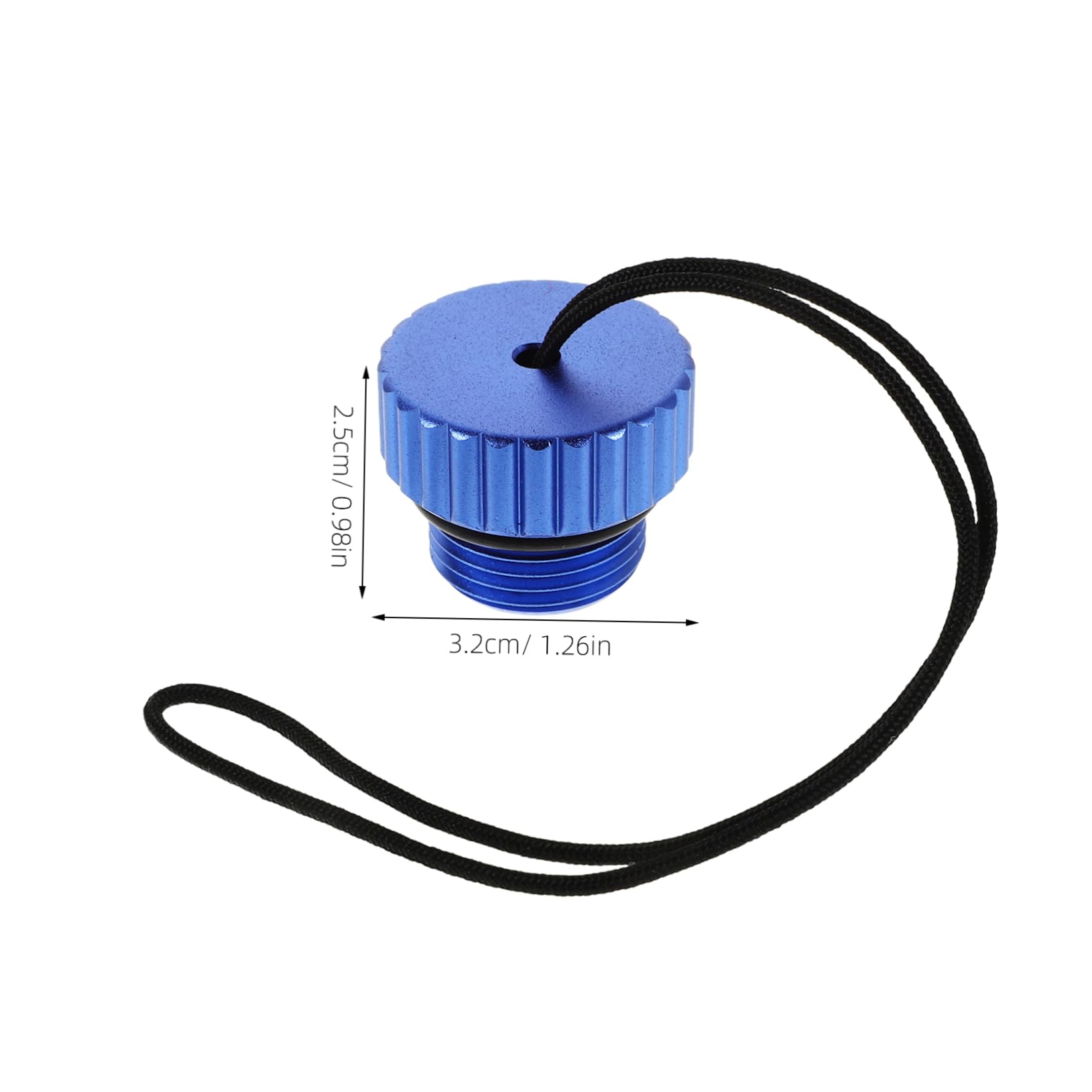 BCOATH Cap Protector for Scuba Tank Valve Threaded Dust Cover Easy-Install Dive Tank Cord Cap Prevents Dust Water Essential Diving Gear Accessory