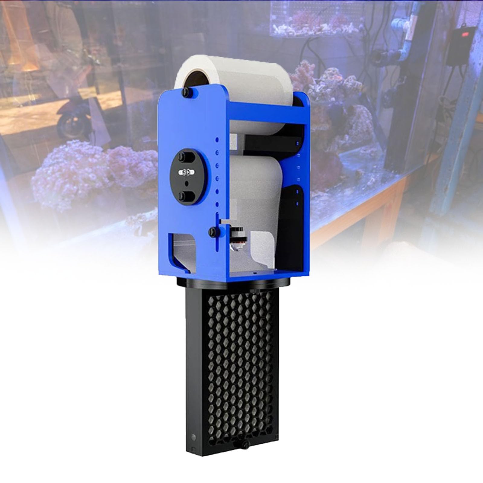 Sistema De Filtro Automático De Rodillos para Acuario, Filtro Inteligente De Rodillos De Vellón, Inducción De Nivel De Líquido, Control por Aplicación, para Tanques De Agua Salada De 4800 L,