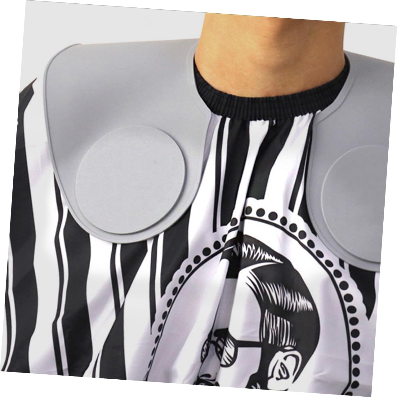 Parrucchiere in Silicone Resistente Protegge i Vestiti per Taglio Chioma Collare Coprispalle Stile Casual per Salone o Casa Stili multipli