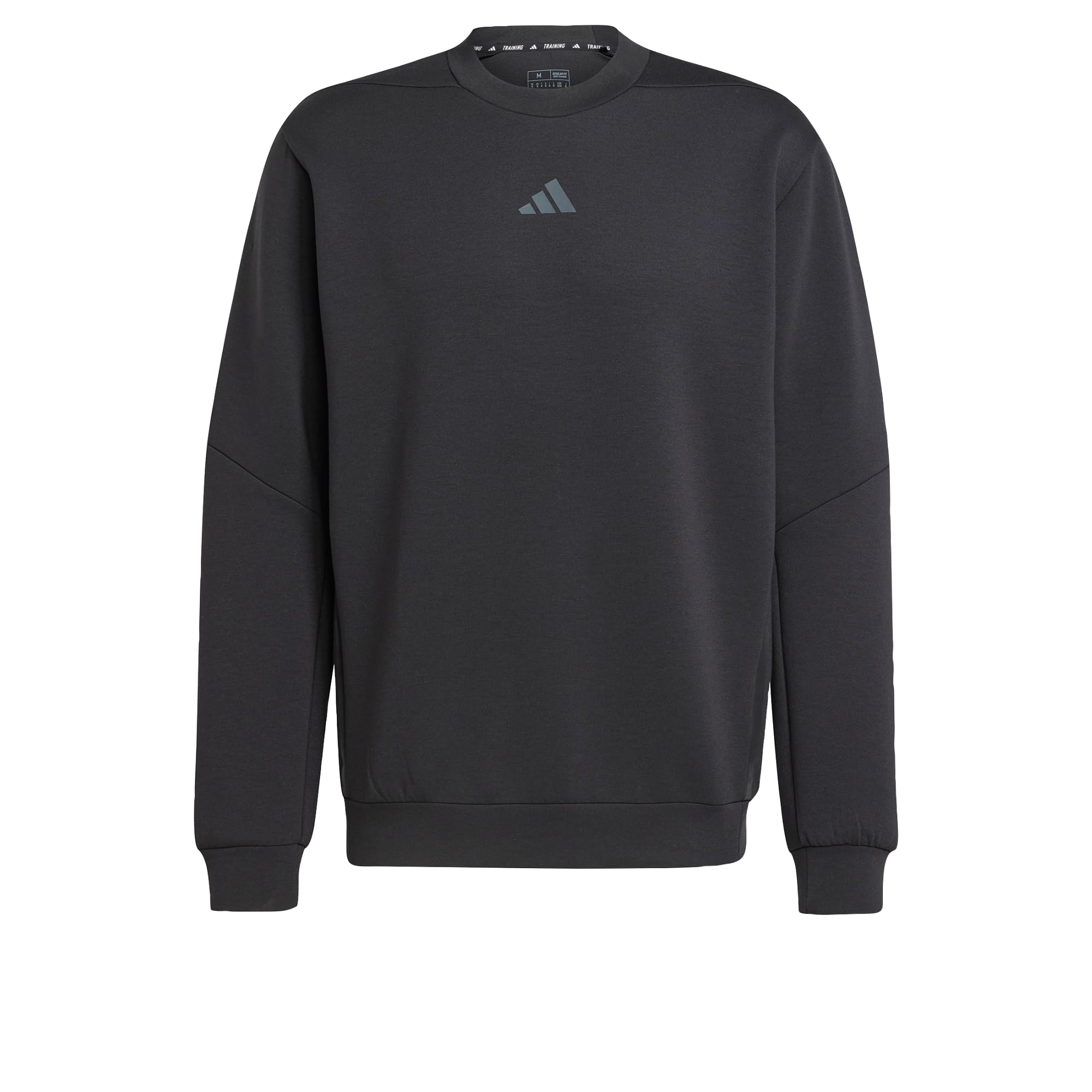 adidas Men's D4T Workout Crew Sweatshirt, black, M