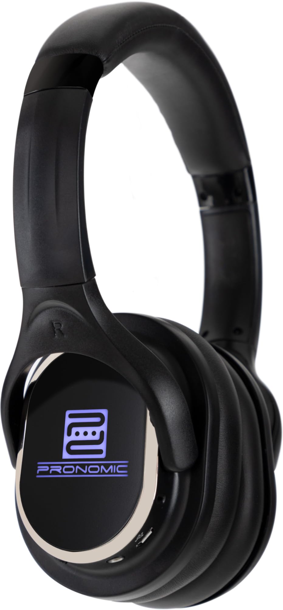 Pronomic SDH-340/32 USB-C Silent Disco V2 Set De Auriculares + 2 Cargadores | Wireless Stereo Kopfhörer, 3 canales recibibles, Iluminación LED muestra el canal seleccionado (azul, rojo y verde), THD: <1%