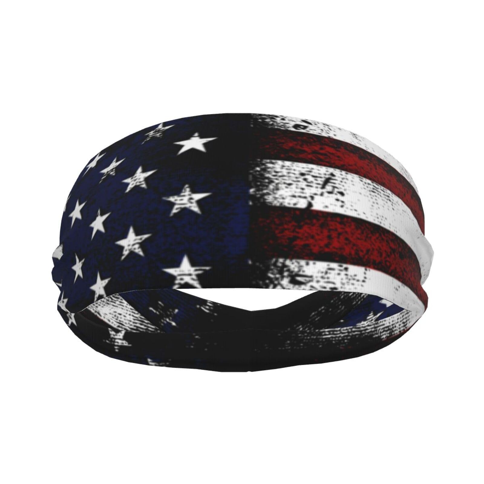 American Flag Sports Headband Moisture Wicking Sweatband for Men Women Running Hiking Cycling Yoga Fitness Workout-image-18