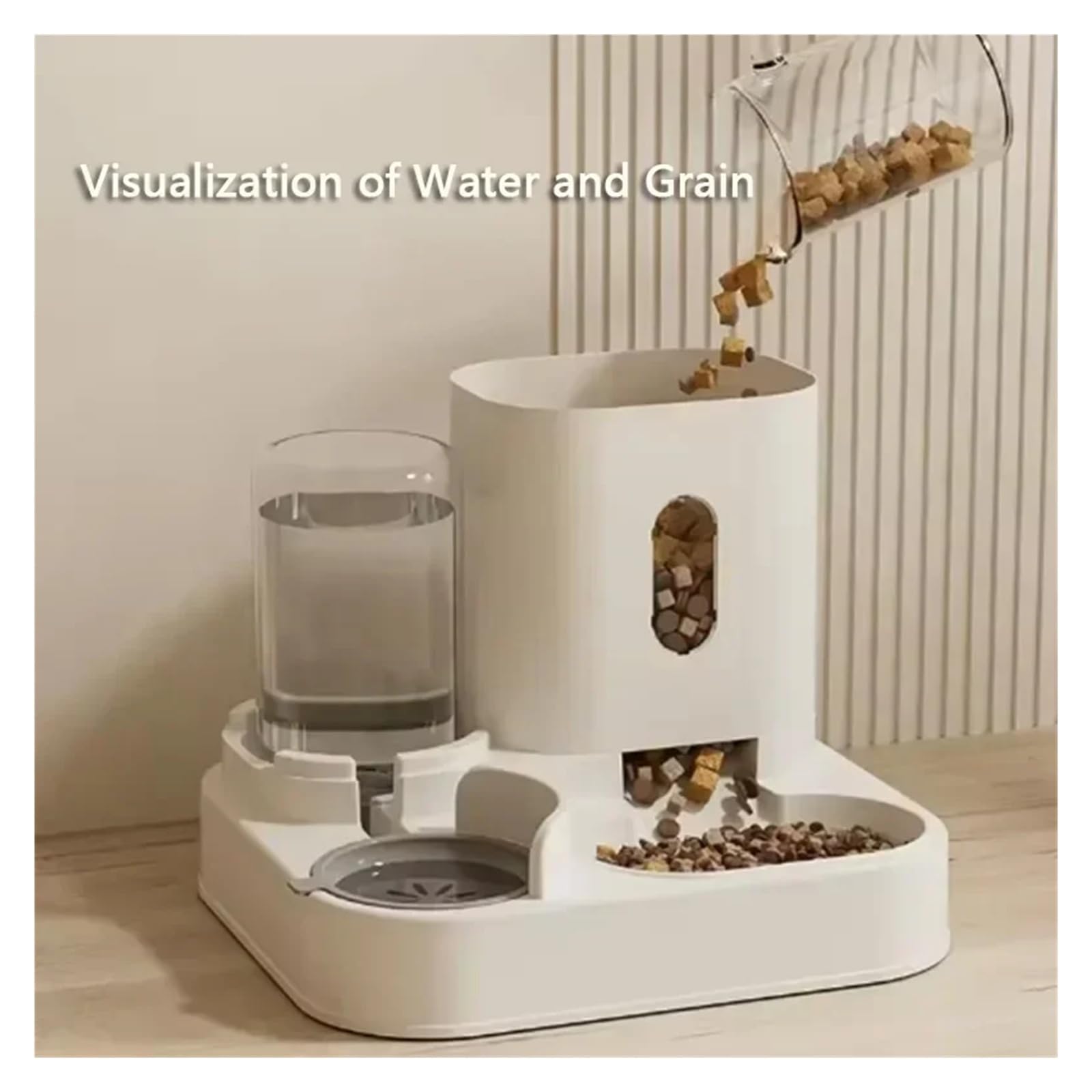 distributore di cibo per animali domestici, Distributore di acqua e cibo for gatti