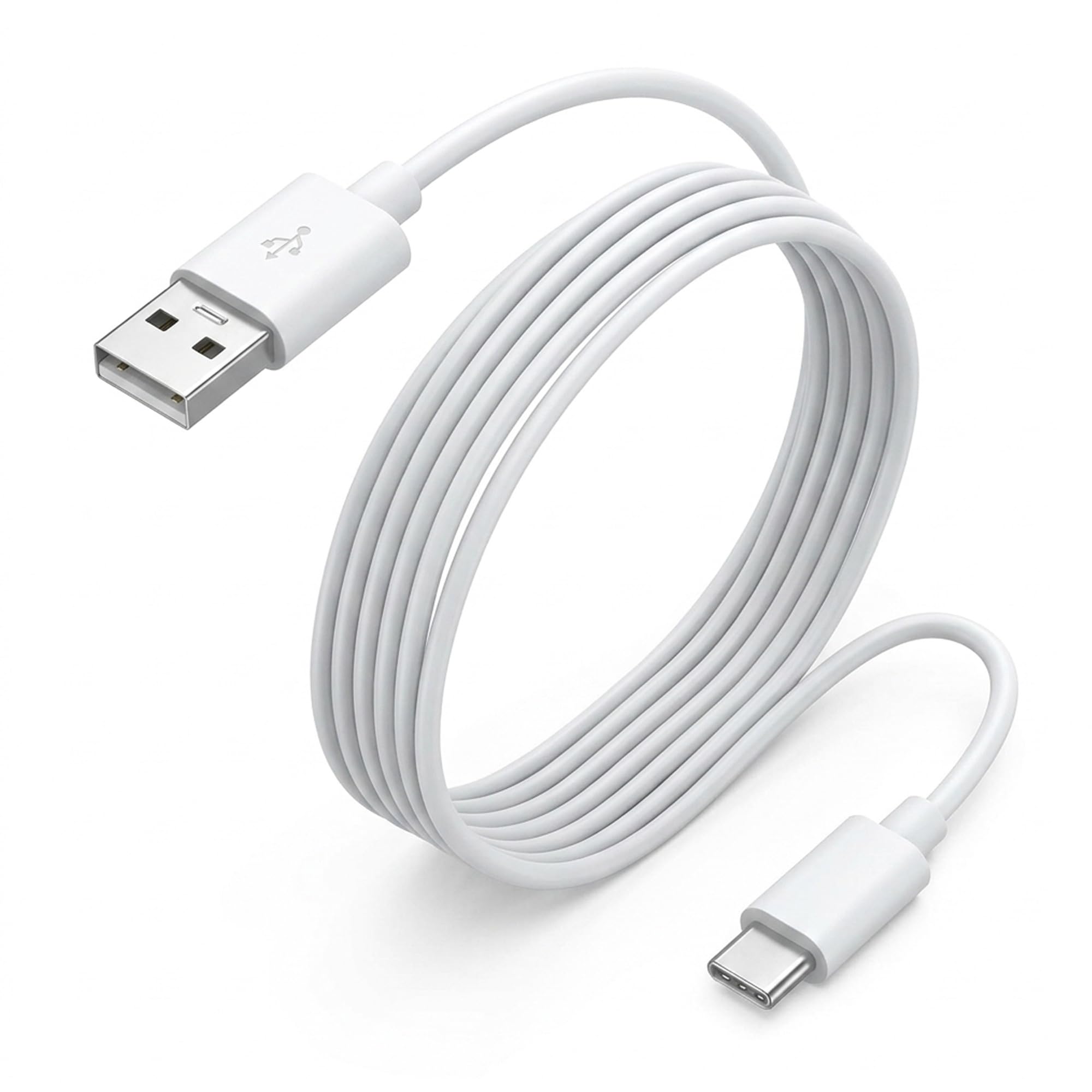 Amazon.co.jp: USB-A to USB-C 電源延長ケーブル 8m ホワイト 5V/2A