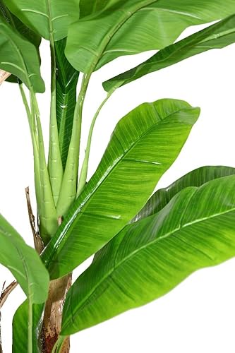 Miniatura 33 de Vintage Home Árbol de plátano artificial falso tacto real (VHX117)