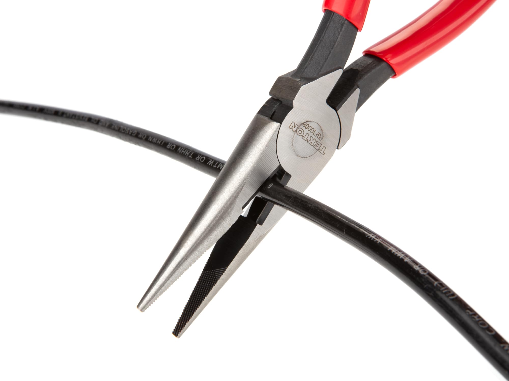 TEKTON Gripping Pliers Set, 3-Piece (Long Nose, Bent Nose), Copper, 3-Piece Long and Bent Nose Set - Image 4