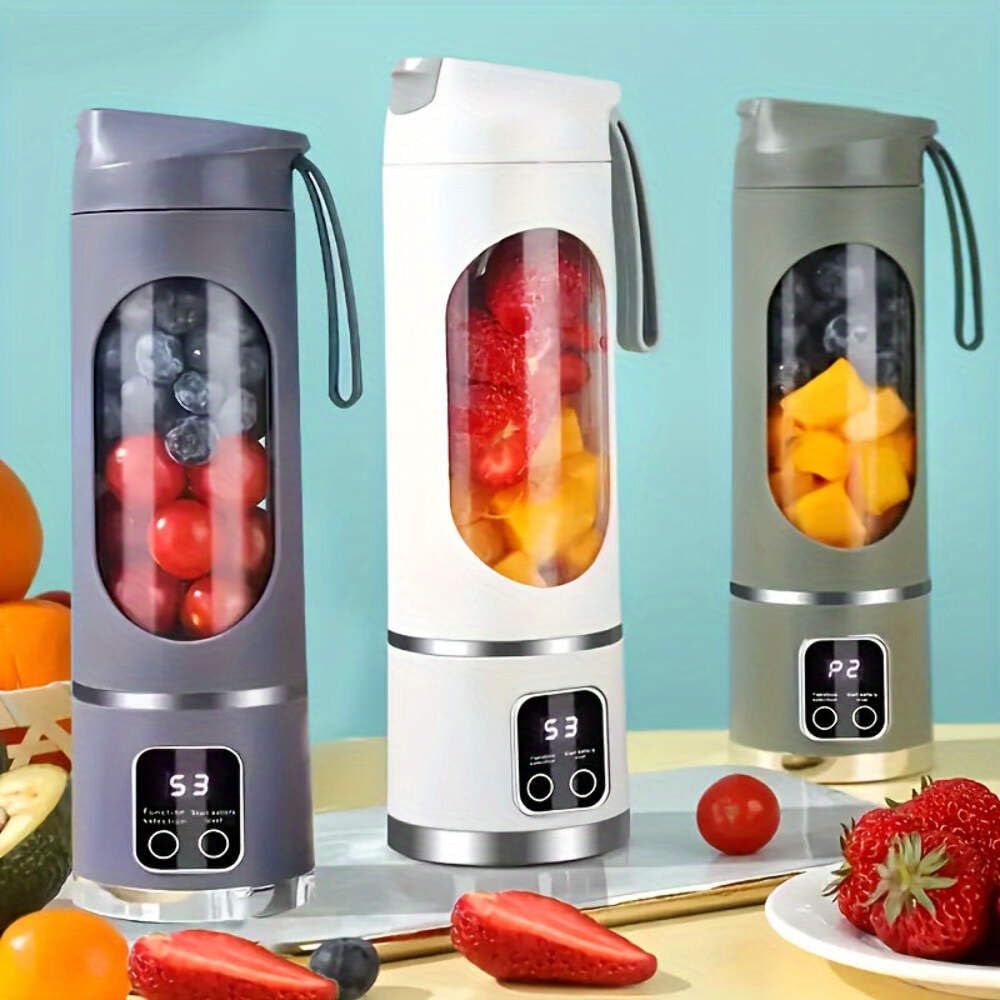 Mixeur Extracteur De Jus Portable USB Rechargeable Vert - Blender Compact Pour Smoothies Blender Smoothie Rechargeable