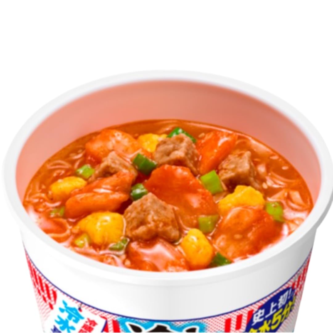 Amazon.co.jp: 【セット買い】冷しカップヌードル ピリ辛キムチ味・鶏