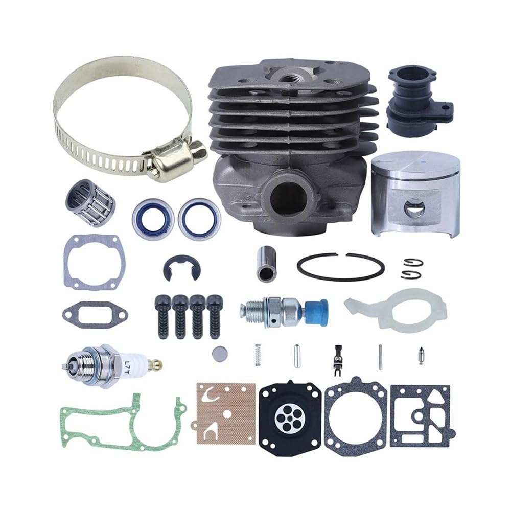 Kit piston cylindre 52 mm anti-serrage pour tronçonneuses 365 et 372 XP