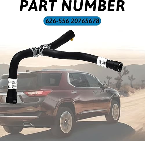 Miniatura 10 de Conjunto de manguera de calentador HVAC compatible con Buick Enclave GMC Acadia y Chevrolet Traverse 2007-2017, compatible con manguera de