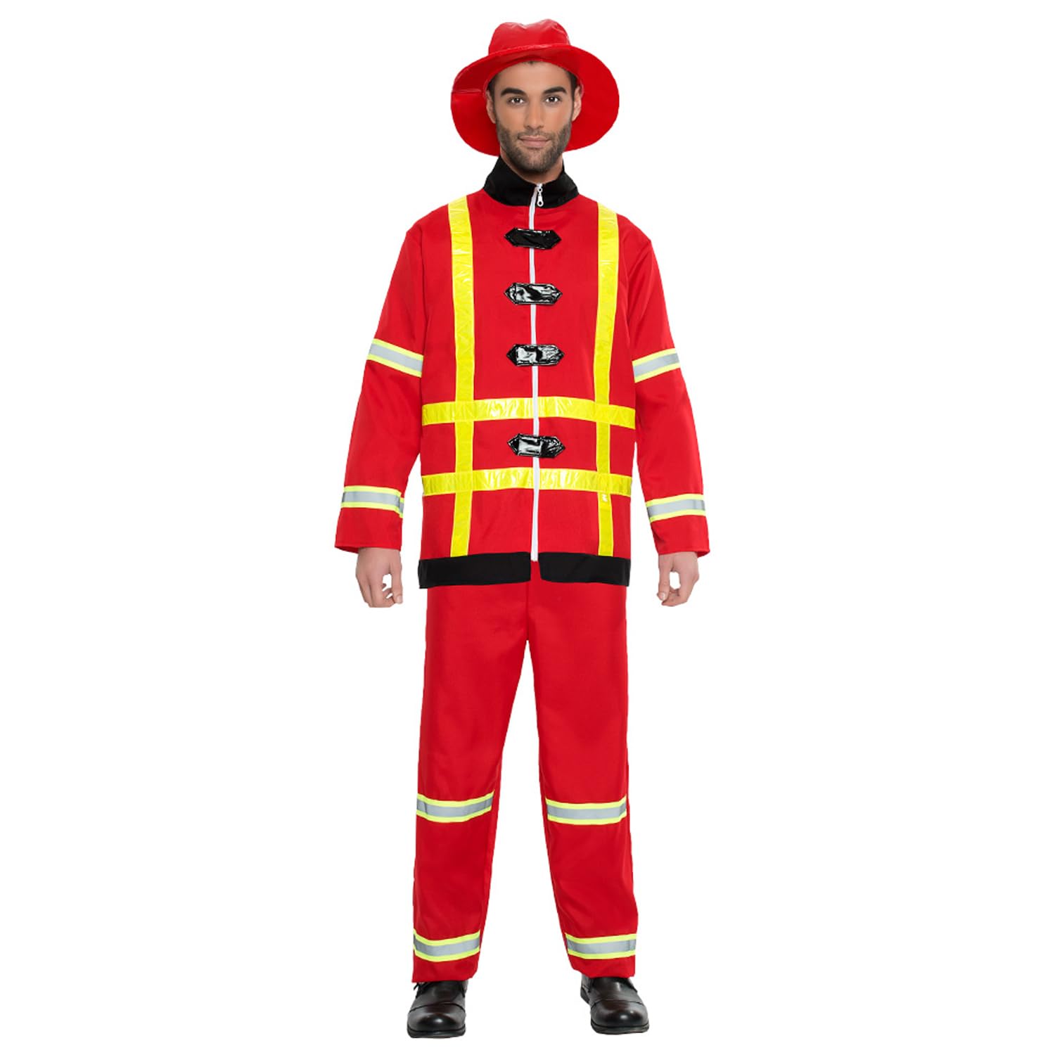 Boland 84095 Adult Fireman Sullivan Costume, Multicoloured, M-L