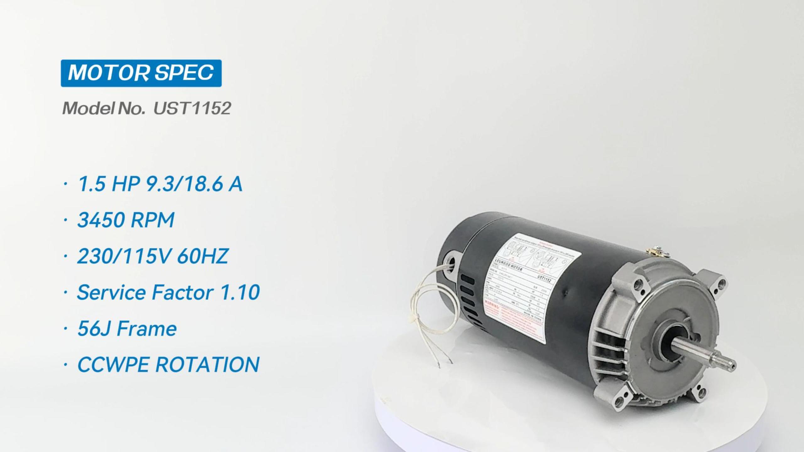 Amazon.com: UST1152 1.5HP Replaces Century/AO Smith Swimming Pool