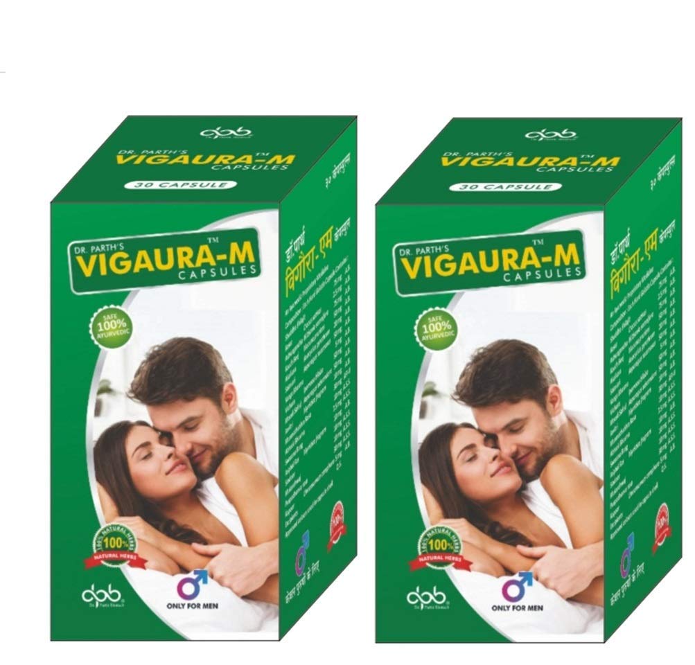 Cubicle DR. Parth BIOTECH VIGAURA - M Ayurvedic Men Power Supplement Capsule Pack of - 2
