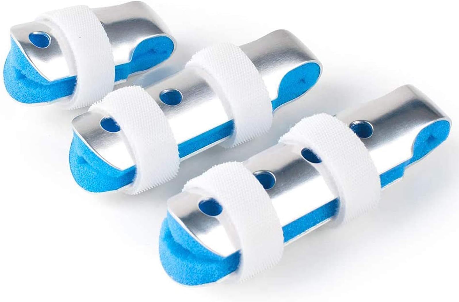 Pinky Finger Splints, 3 PCS Metal Finger Splint Support Braces for Arthritis Knuckle and Broken Finger Straightening Kids & Adults- 3 Sizes