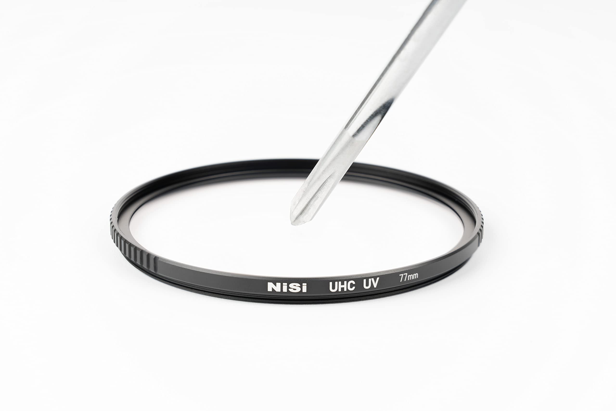 NiSi UHC UV Filter 49mm Schutzfilter mit Reinigungstuch - Water-White Glas, Ultraharte Beschichtung mit 99,3% Lichtdurchlässigkeit, Ultradünne Gerändelte Rahmen