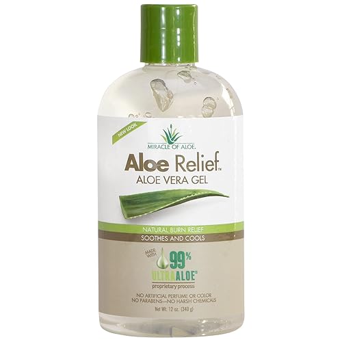 Aloe Relief 99% Pure Aloe Vera Gel, botella de 12 onzas con bomba disponible en Yaxa Venezuela
