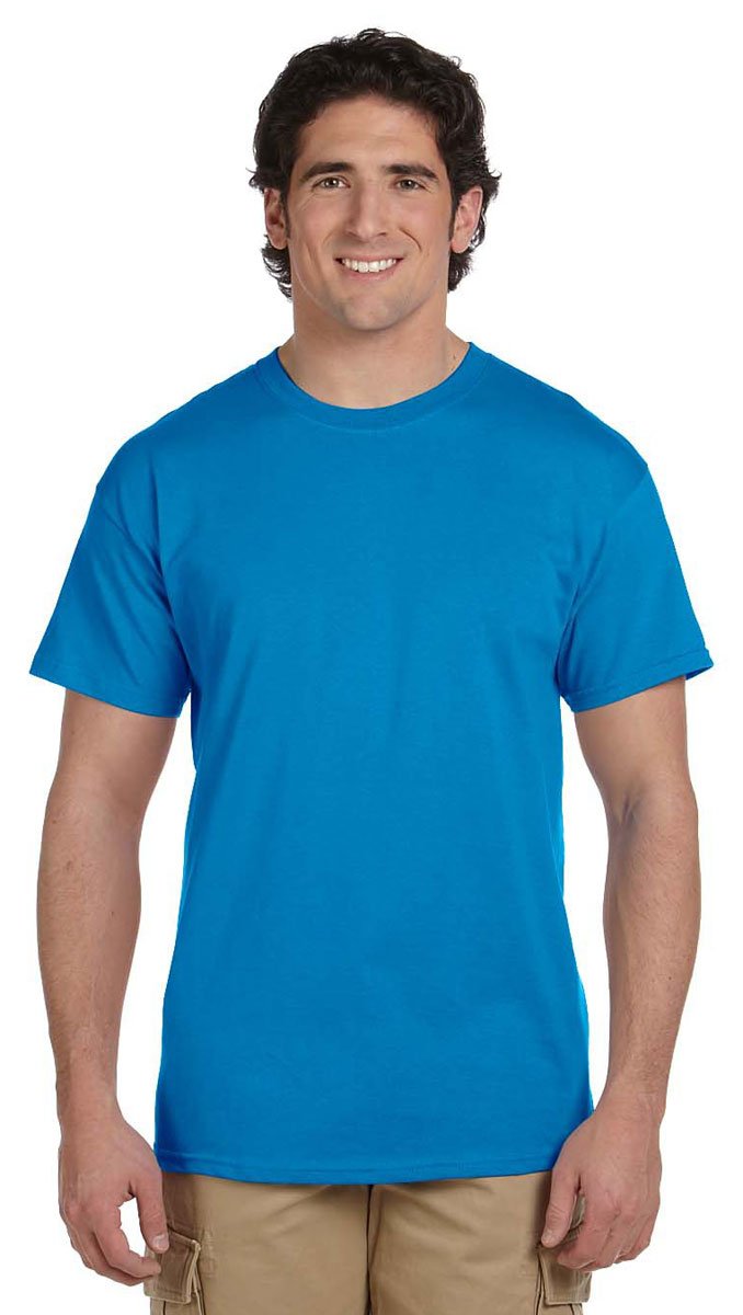 Gildan Men's Ultra Cotton Tee Extended Sizes, Sapphire, XX-Large