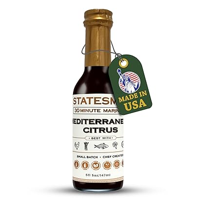 Statesmen Mediterranean Citrus 30 Minute Marinade, 5 oz – Gluten-Free,