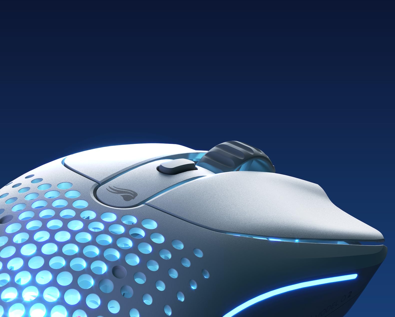 Glorious Model O 2 Wireless Gaming Mouse 2.4 GHz Bluetooth 68 g BAMF 2.0 Sensor RGB Weiß