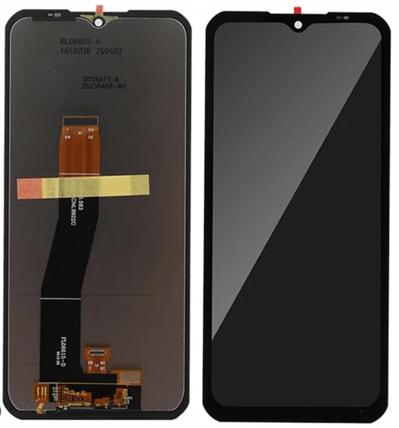 Audiosystem Display Lcd Vetro Touch screen per Oukitel WP55 / WP55 Pro Visore Monitor Schermo Digitizer Pari all'Originale Sostituzione Riparazione Ricambio Nero
