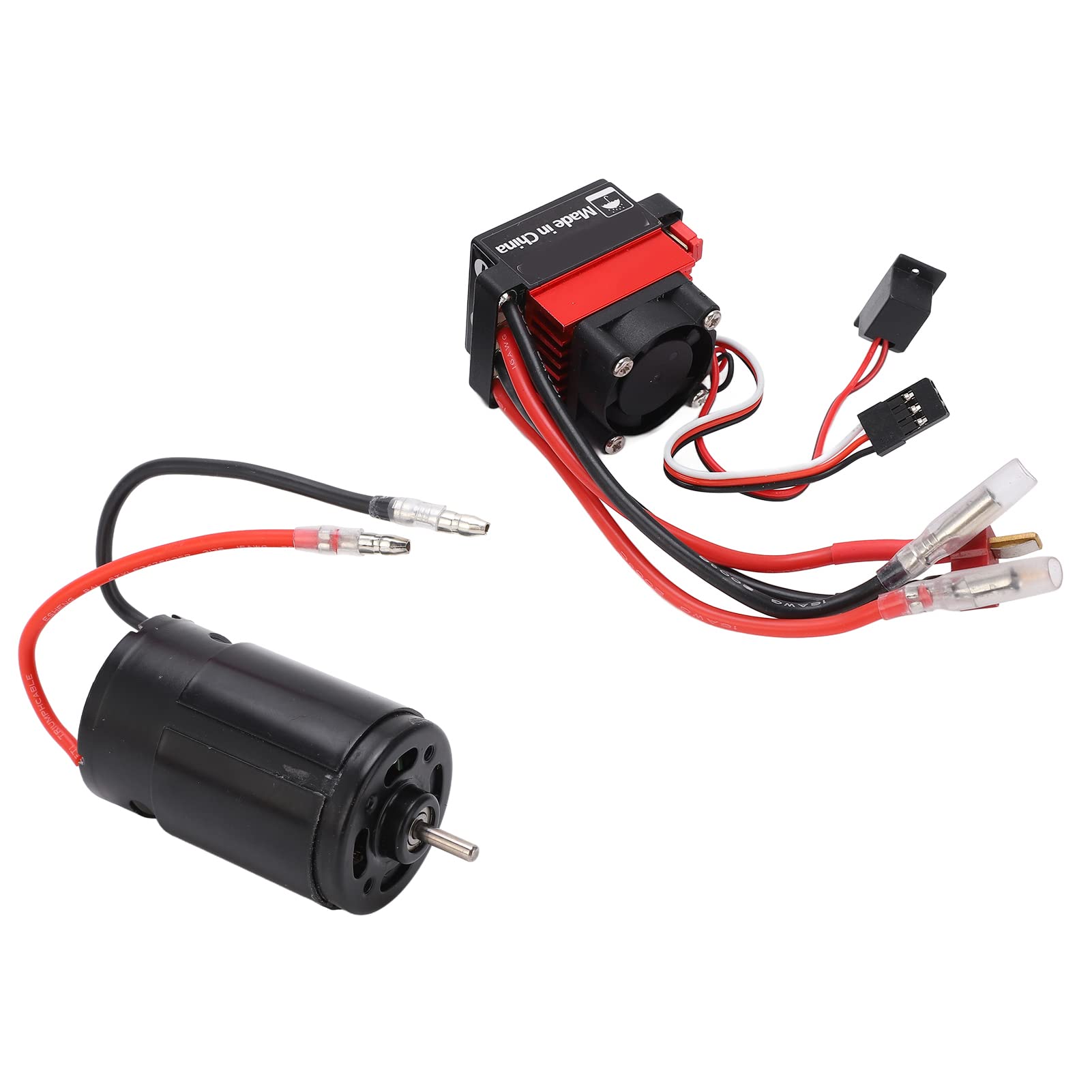 SCX10 1/10 RC Car Brushed Motor Kit 550 35T, 60 A dwukierunkowy ESC, wysoki moment obrotowy, trwała wydajność, łatwa instalacja, obsługa