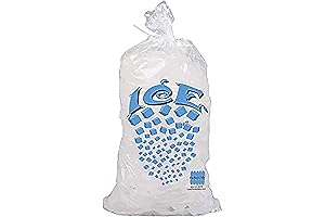 Perfect Stix 10lbs Ice Plastic Bags with Twist Tie Enclosure (Pack of 100)