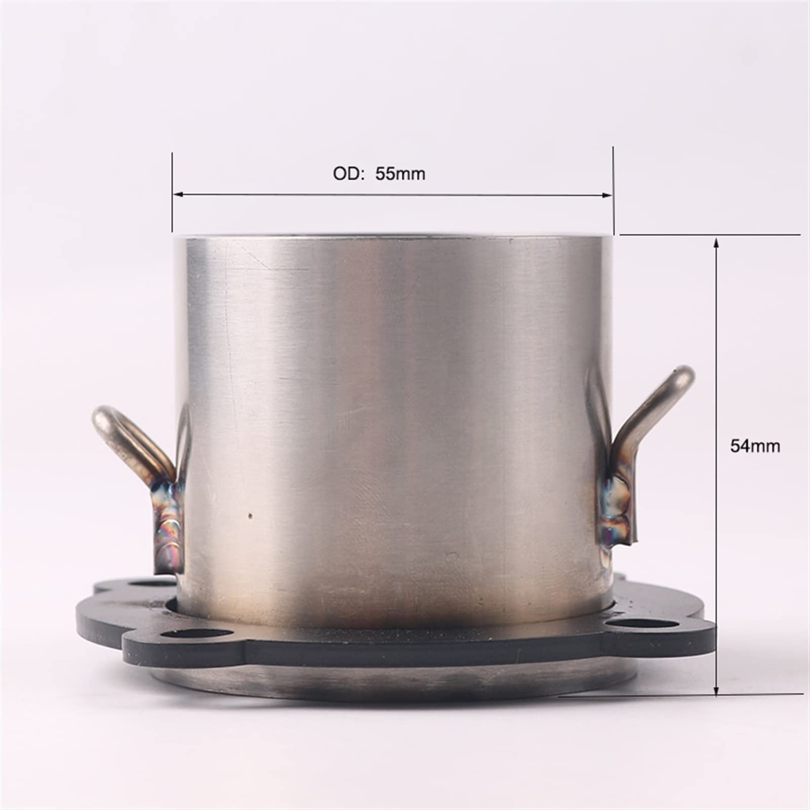 Auspuff-Adapter Für Hyosung Motorräder - Edelstahl Schalldämpfer Verbindungsrohr