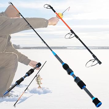 Model YG903 Superhard Winter Ice Fishing Rod 67cm 70g Carbon Heavy Ultrashort Spinning Rod Travel Fishing Tackle Fish Rods