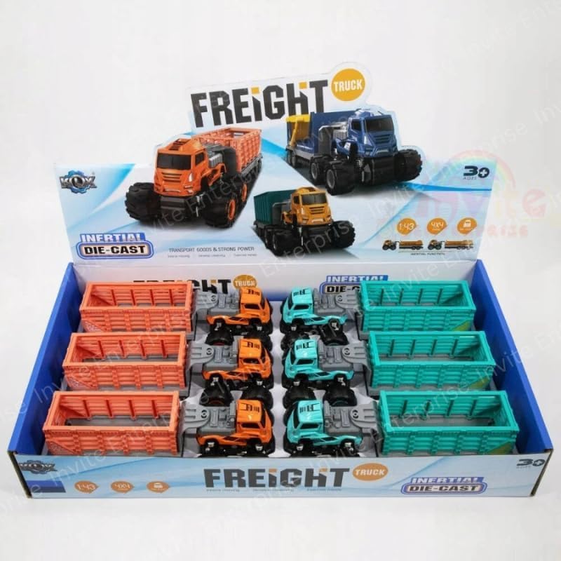 Image of 1:43 Metal Toys Alloy Diecast Truck Set Toy, Diecast Miniature Car Model (Animal Transportation Truck),Assorted