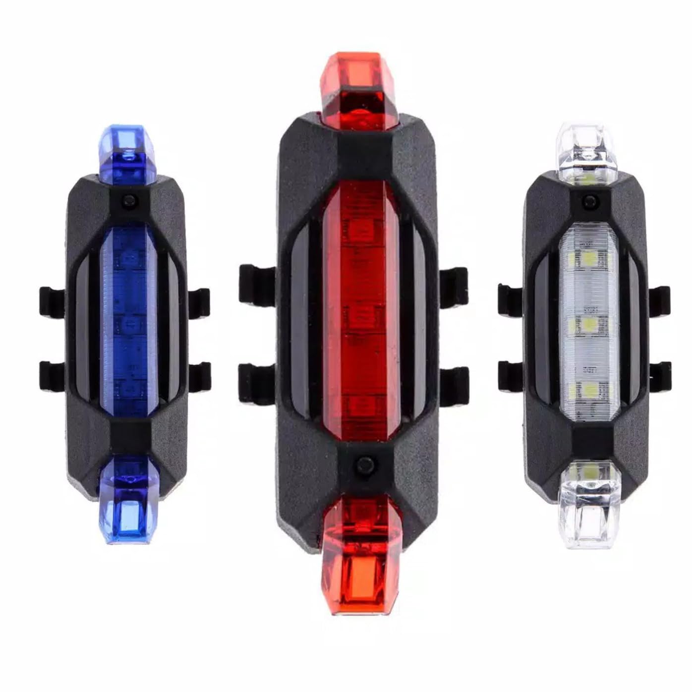 ONBICLE Bicycle Taillight Light Red Blue White Combo Bicycle Tail Light LED 4 Lighting Modes 3pc USB Rechargeable (Combo) (B0DC3RZL5Q) Amazon Price History, Amazon Price Tracker