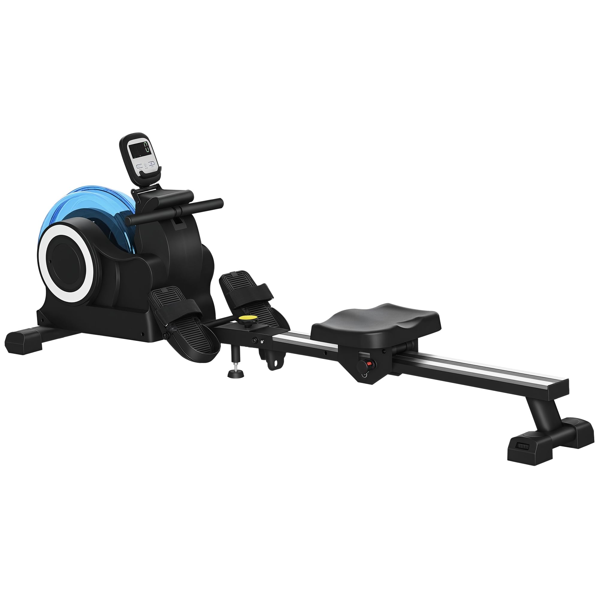 Rameur Pliable à Résistance D'Eau 5 Niveaux – Pour Maison, Capacité 120 Kg, Compatible App