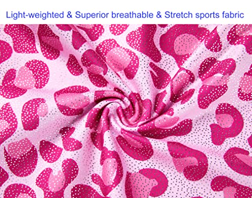 Image of Domusgo Gymnastics Leotards for Girls Sparkly One Piece Biketard Size 1-10Y