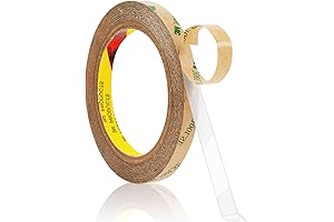 300LSE Double Sided Transparent Scrapbook Stickers: 0.39in x 45ft Ultra Stick Super...