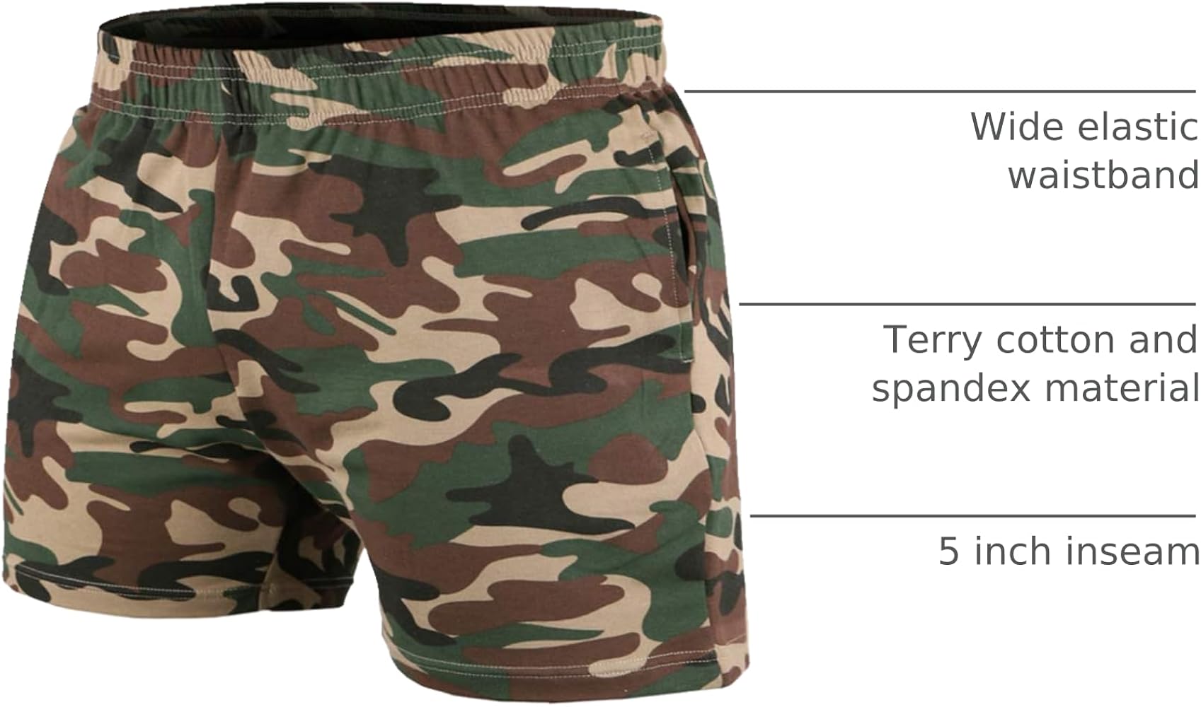 palglg Mens Bodybuilding Workout Shorts 5