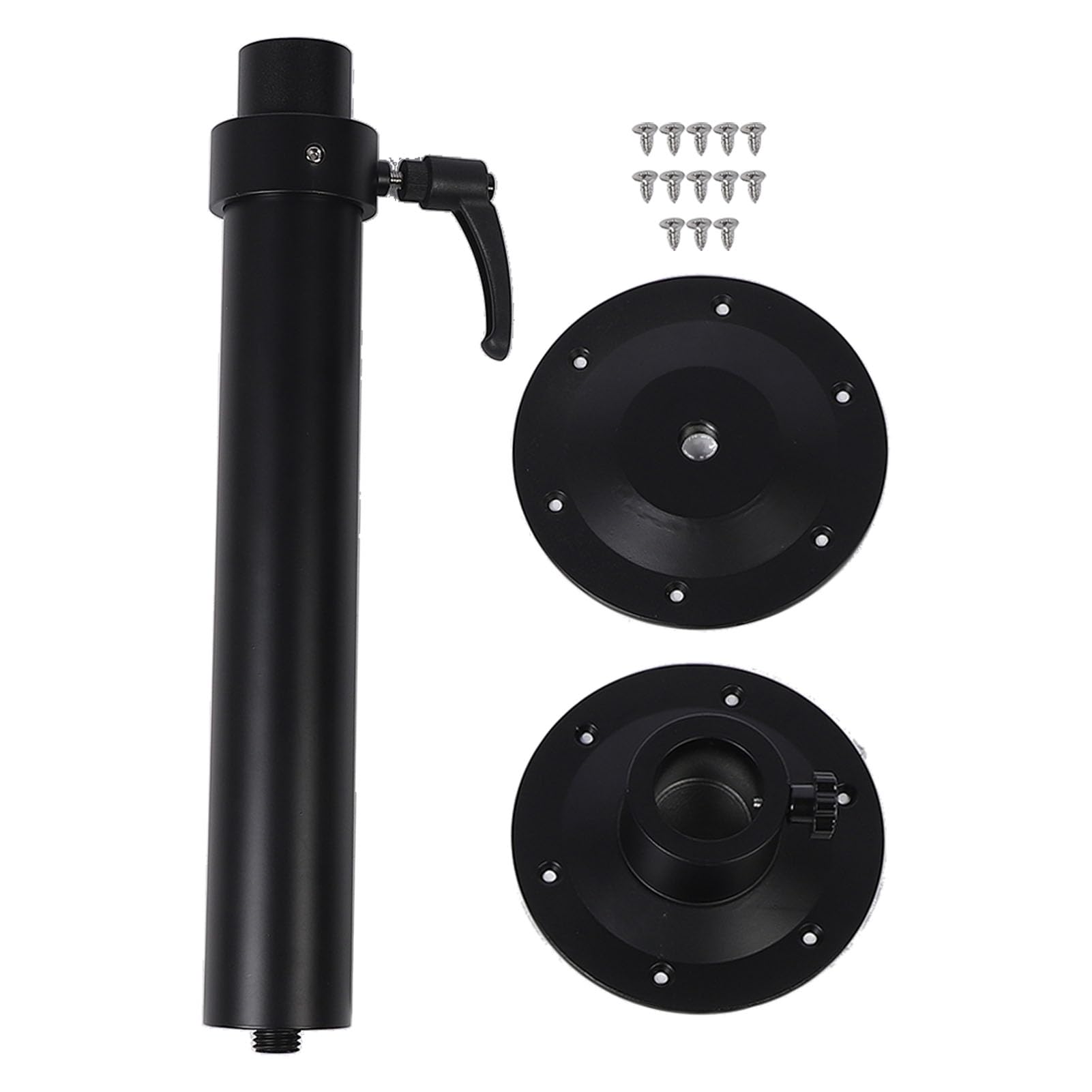 Haofy Set di Montaggio per Base per Gamba del Tavolo, Lega di Alluminio, Regolabile, Staccabile, Resistente, Barca, Yacht, Ponte, Piastra Tavolo Fissa, Ruota di 360°