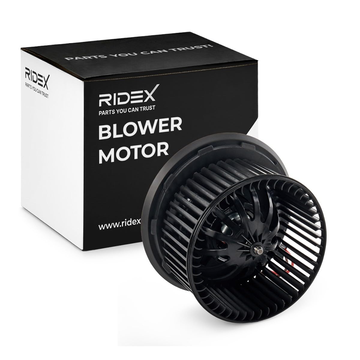 RIDEX Pulseur d'air habitacle Nombre de contacts enfichables 2, Compatible avec RENAULT Twingo 1 3 portes C06 Twingo 1 Van S06