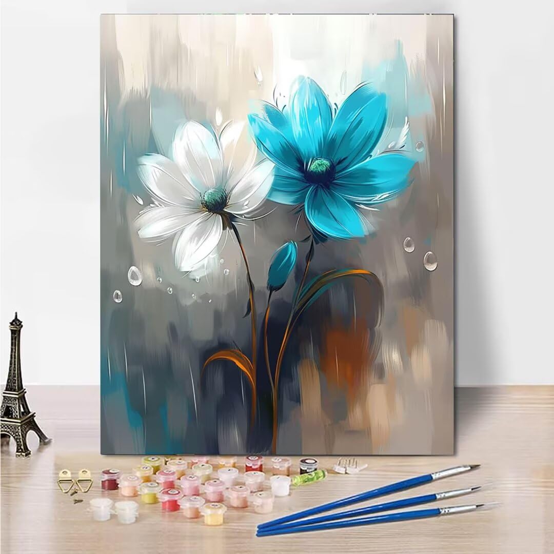 Dipingere con i Numeri Bambini, Passatempo per Adulti Kit Lavoretti Creativi per Bambini, Paint by Numbers Idee Bambina Bambino, Giochi Creativi Giochi Bambina Performance Impressionism 70x95cm 279-9