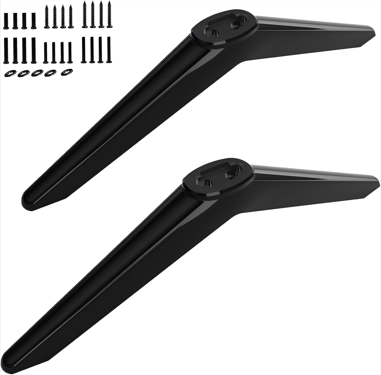 Patas de Soporte de TV para Patas de TV Onn, Solo para televisores Onn Roku de 40 a 100012584, 43 a 100012586, 50 a 100012587, 55 a 100012588, sin taladrar en la Pared, fácil de Instalar