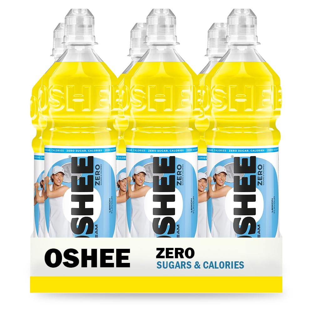 ZERO LEMON Sports Napitek 750ml (Pack of 6) - Addition of vitamins and L-carnitine – Sugar Free – Hydration – Vitamin Drinks