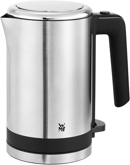 WMF 413140011 Mini Czajnik Elektryczny, Stal Nierdzewna/Plastik, 1800 W, 800 ml, Inox/Srebrny