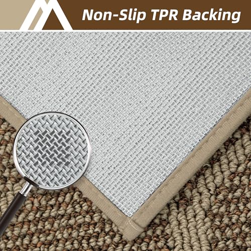 Alfombra de cocina elegante COSY HOMEER tapete beige lavadero de alta resistencia 50 x 80 cm 6