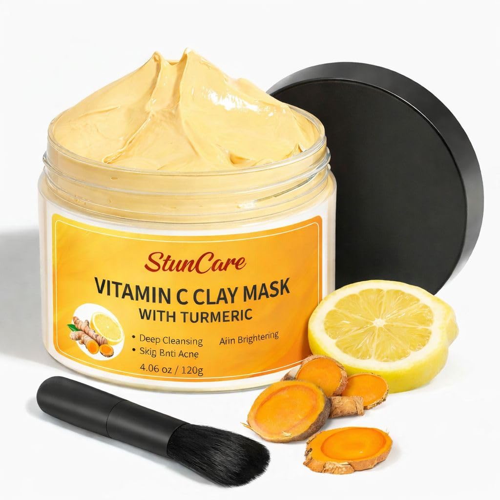 StunCare Turmeric Vitamin C Clay Mask – Brightening Face Mask