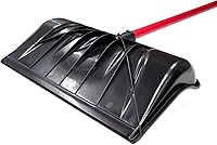 Vista 3 de Pala para nieve, de Bully Tools, 92814, con mango de fibra de vidrio en forma de D, 22 pulgadas